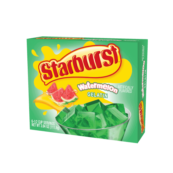 (S6-11) US - Gelatin - Starburst - Watermelon x 12 units
