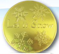 Xmas UK GIANT MILK CHOCOLATE COIN x 20 units