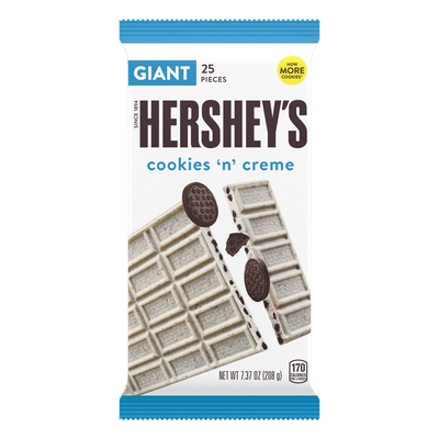 (S2-07) US - Cookies N Creme Giant Bar 7.37 oz x 12 units