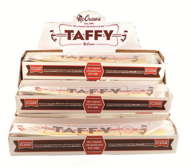 (S5-09) CASE McCraw Giant Taffy - Neapolitan 144 UNITS (6X 24 units) ~ Fresh Stock ~