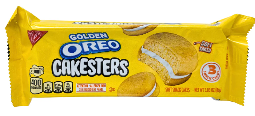(S1-04) Bundle - US - Oreo Cakesters- Golden Cookies 3.03oz (86g) x 4 units
