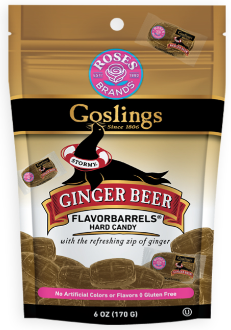 (S6-06) GOSLINGS - GINGER BEER BARRELS SUB BAG 6oz (170g) x 6 Units