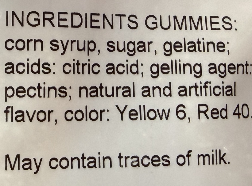 (S3-02) Bulk - Vidal Gummi Peach Hearts - 4.4 lb (2kg) x 1 Bag