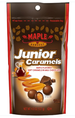 (S9-01)Halloween - Junior Caramels Harvest Bag - 4.5oz(128g) x 12 Units