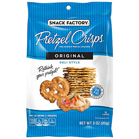 Snyder Of Hanover Pretzel Crisp - Original 3oz x 8 units