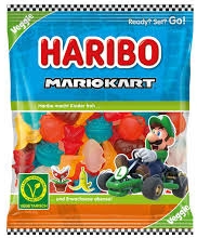 (S5-04) HARIBO - Veggie Mario Kart 160g x 20 Units