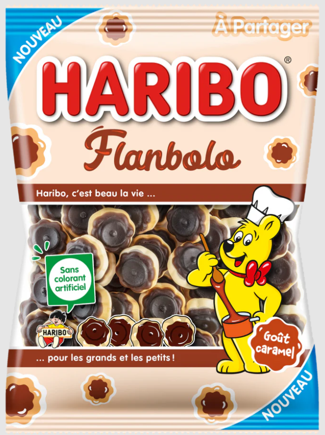 (S6-14) HARIBO - Flanbolo 100g x 15 Units