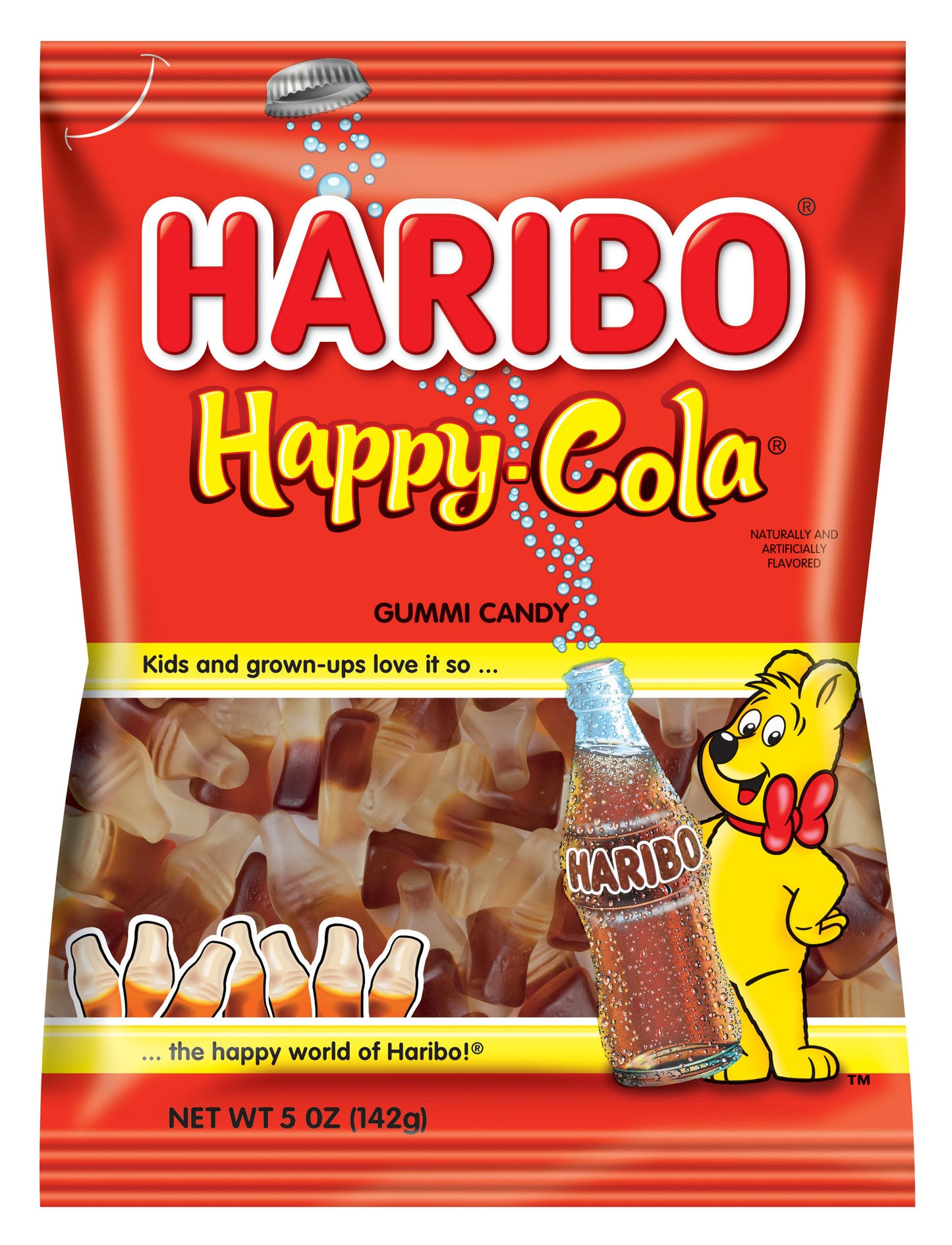 (S1-01) US- Haribo Happy Cola 142g (5 oz ) x 12 units