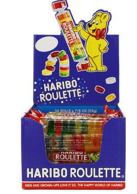 Haribo Roulette Box - 0.875 oz x 36 Units