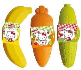 3 units x Bundle - HELLO KITTY - FRUITS AND VEGETABLES Surprise (Candy & Toys)