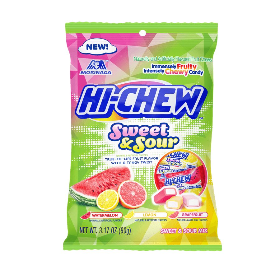 (S1-03) US - Hi-Chew Bag Sweet & Sour 3.17oz (89g) x 6 units