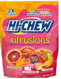 (S1-03) TAIWAN- Hi-Chew Infrusions Orchard Mix SUB Bag 4.24oz(120g) x 7 Units