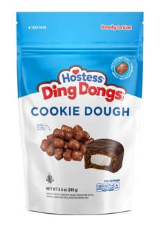 (S6-03) US - Taste Of Nature Cookie Dough - Hostess Ding Dongs Sub Bag 8.5 oz (241g) x 10 Units
