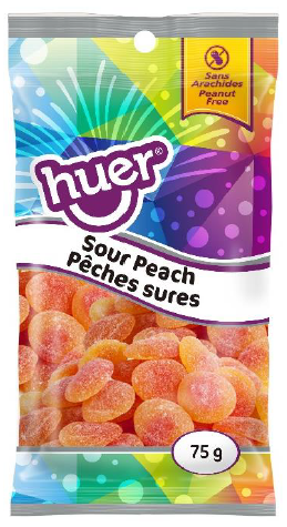 (S3-04) Huer - PEG 75g Bag - Peach Slice - Sour x 12 units