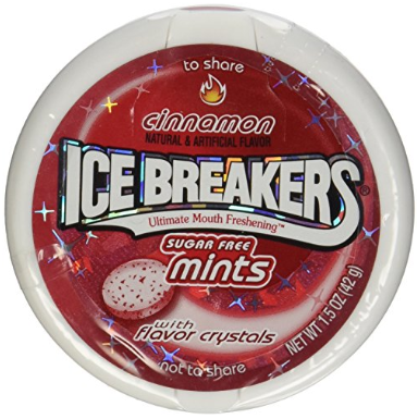 Bundle - ICE BREAKERS MINT - CINNAMON 1.5OZ (42G) X 2 UNITS