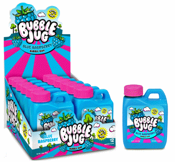(S1-08) Box - Bubble Jug Blue Raspberry - 1.94oz (55g) x 12 Units
