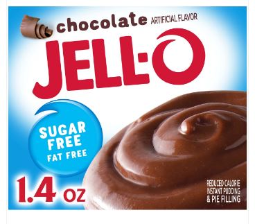 (S6-11) US - Sugar Free - Kraft Jell-O Instant - Chocolate 1.4oz(40g) X 24 Units