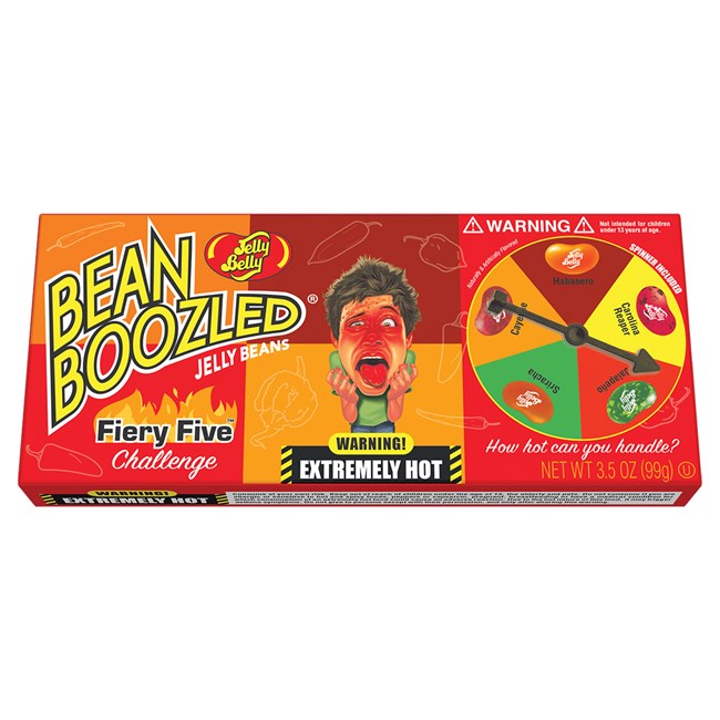 (S1-01) Jelly Belly BeanBoozled Fiery Five - Spinner Gift Box x 10 units