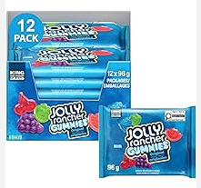 (S1-06) US - JOLLY RANCHER Gummies Original - King Size 96g x 12 Units