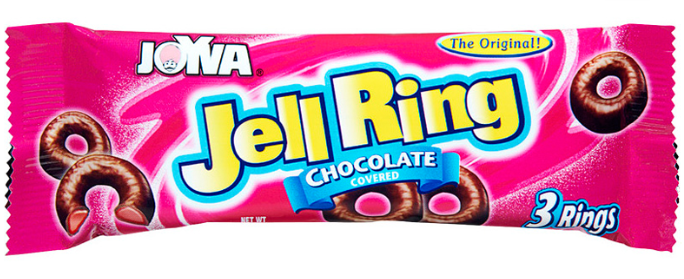 (S2-04) Us - Joyva Chocolate Raspberry Jelly Rings 3-Pack 1.35OZ(38G) X 24 UNITS