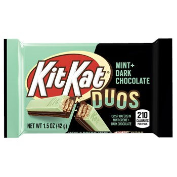 (S2-02) Us - Kit Kat Duo Dark Choc Mint Bar - Standard Size 1.5oz x 24 units