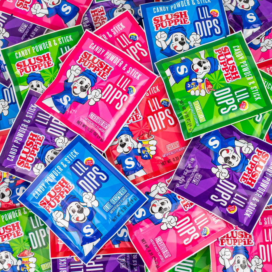 (S1-07) CHINA - KoKo Slush Puppie LIL Dip Candy 0.31oz x 36 units