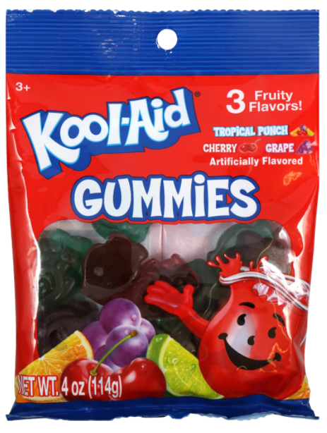 Kool-Aid Gummies 4oz (114g) x 12 units