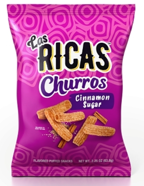 (S6-09) US - Las Ricas - Churros - Cinnamon Sugar 2.25oz (63.8g) x 6 Units