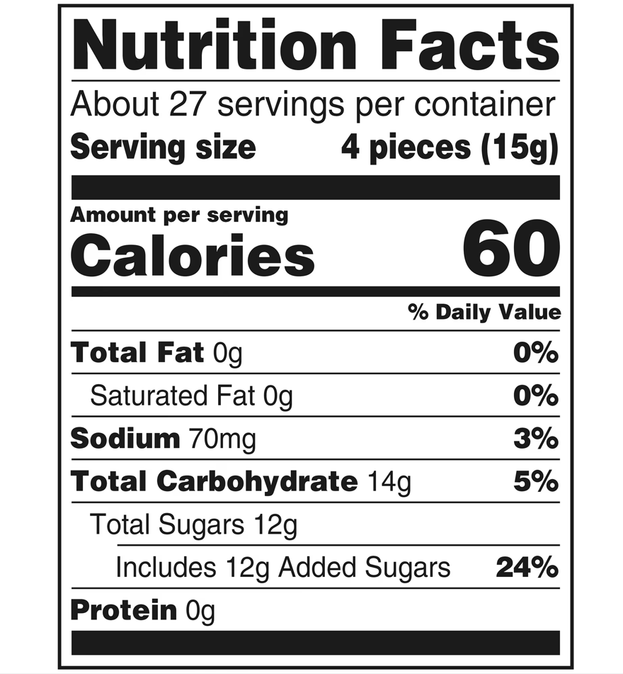 Single - 1 Unit x Lifesavers Butter Rum - Sharing Size Bag 14.5 oz (411g)