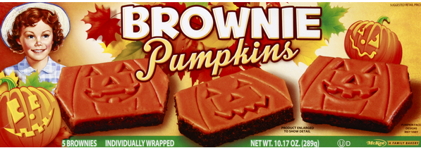 Little Debbie - Pumpkin BROWNIE 5-PK 10.17oz (289g) x 1 units
