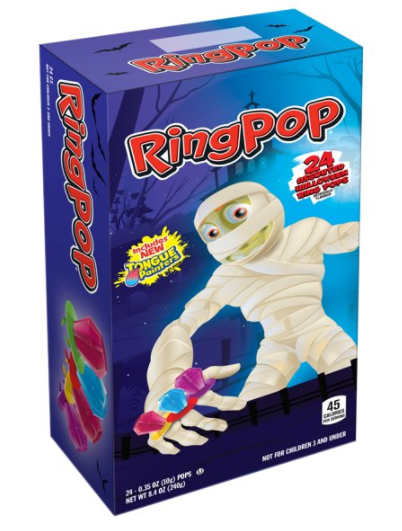 Lobby - Halloween - Ring Pop x 24 units (Individually wrapped & barcoded)