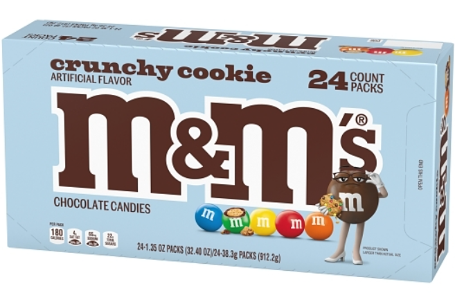 (S2-03) US - M&M - Crunchy Milk Chocolate Standard Size 1.35oz (38.3g) x 24 Units