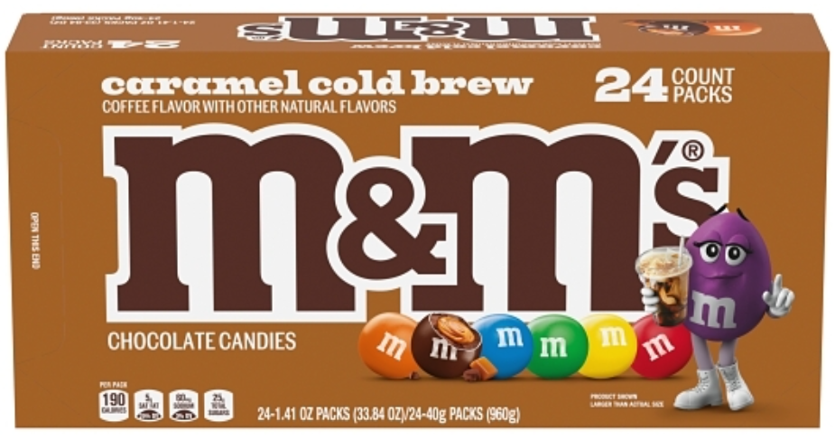 (S2-03) Box - US - M&M's Caramel Cold Brew 1.41oz (40g) x 24 Units
