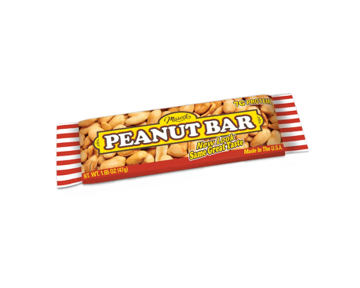 (S2-01) Box - US - Mascot Peanut Bar 1.65oz (47g) x 36 Units