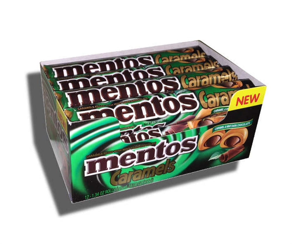 Mentos Caramel & Mint Dark Chocolate 1.34 oz x 12 units