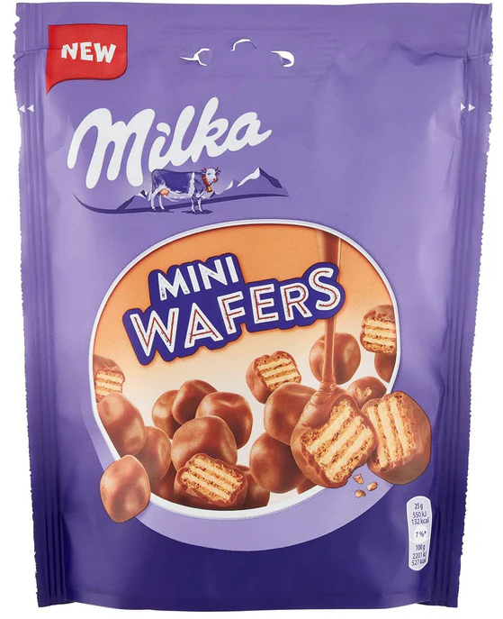 (S4-03) Milka Choco Mini Wafers 110g x 8 units