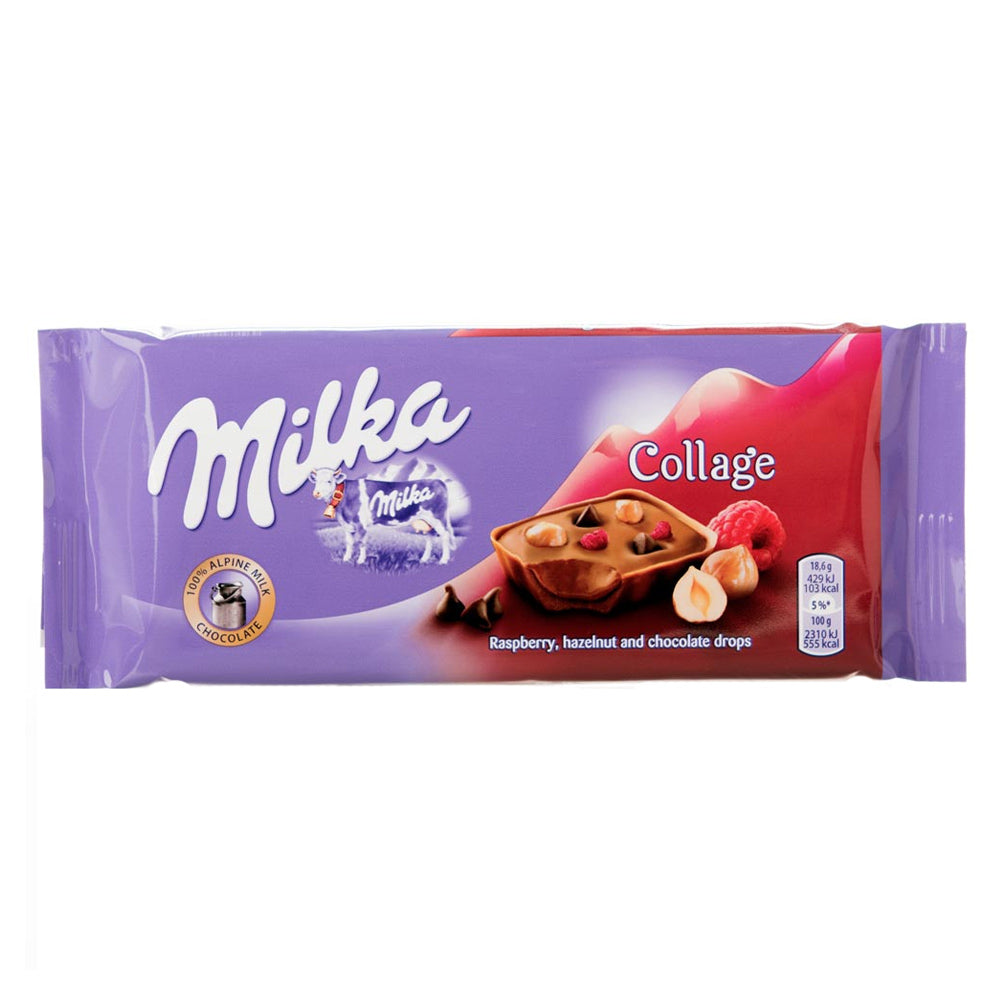 Milka Collage Raspberry 93g x 18 Units