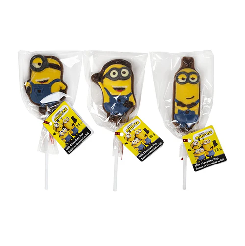 (S4-01) Minions Chocolate Pops 28g x 24 units