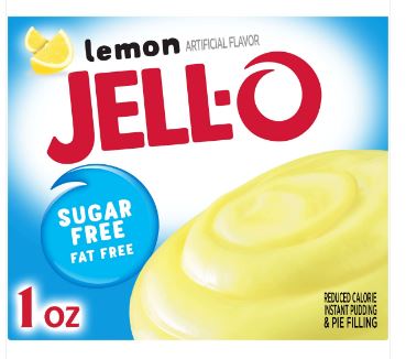 (S6-09) US - Sugar Free - Kraft Jell-O Lemon Instant Pudding 1oz(28g) X 24 Units - SugarMarket.ca