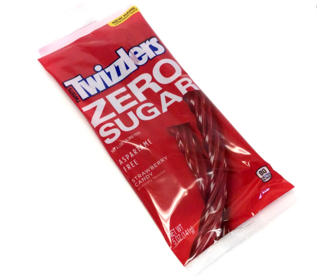 (S7-05) US - Sugar Free - Twizzlers Strawberry Peg Bag 5oz x12 units