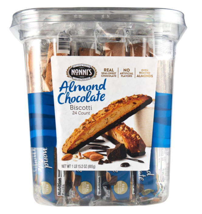 Nonni Almond Chocolate Biscotti 36.87g x 24 units
