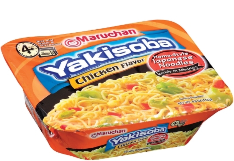 (S6-12) Us - Noodles - Maruchan - Yakisoba - Chicken Flavor 4.0oz (113g) x 8 Units