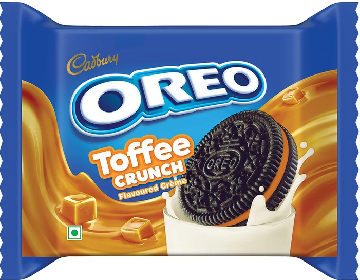 (S2-02) INDIA - Oreo - Toffee Crunch 255g (3 x 85g) x 1 Unit