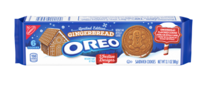 Oreo Gingerbread 6PK 3.1oz(88g) x 12 unit