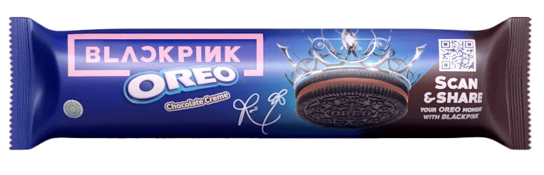 Halal Oreo Roll - Original - BlackPink 119.6g x 24 units (Product of Indonesia)