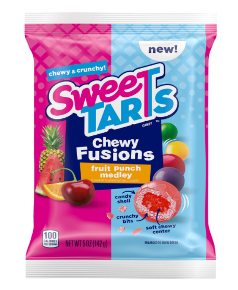 (S1-08) US - Peg Bag - Wonka SweeTarts Chewy Fusion 5oz x 12 units