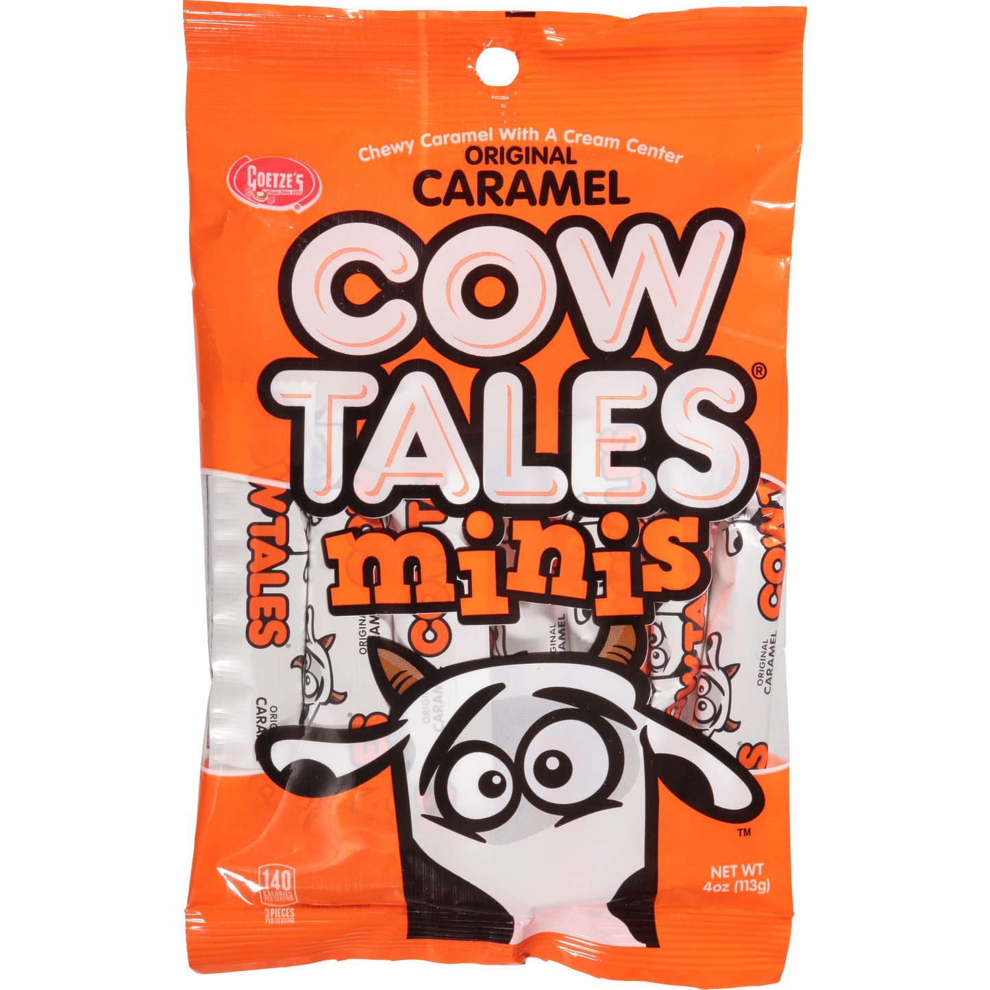 (S6-03) US - Cow Tales Mini - Vanilla Peg Bag - 4oz(113g) x 12 Units