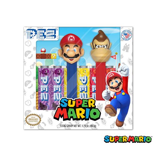 CASE-PEZ - Twin Gift Set - Nintendo (Mario / Luigi / Donkey Dong) Astd x 12 Unit