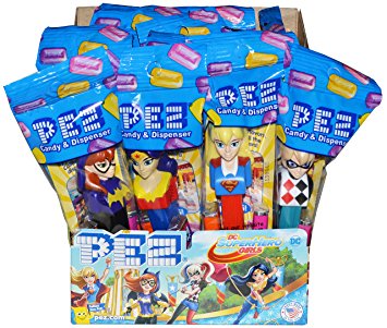 PEZ Poly Pack - DC SuperHero Girls Assortment - Poly Pack x 12 units