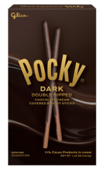 (S2-02) Indonesia - Pocky Dark Double Dipped - 1.42oz (40g) x 10 Units